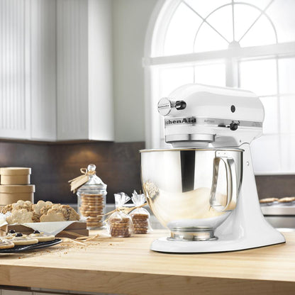 Kitchenaid KSM150PSWH Artisan® Series 5 Quart Tilt-Head Stand Mixer