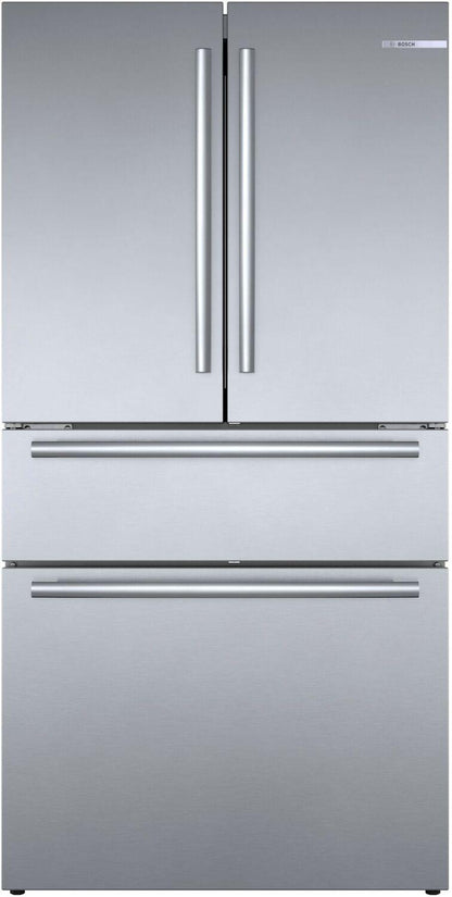 Bosch B36CL80SNS 800 Series, French Door Bottom freezer, multi door, 36'', Brushed steel (with anti-fingerprint)