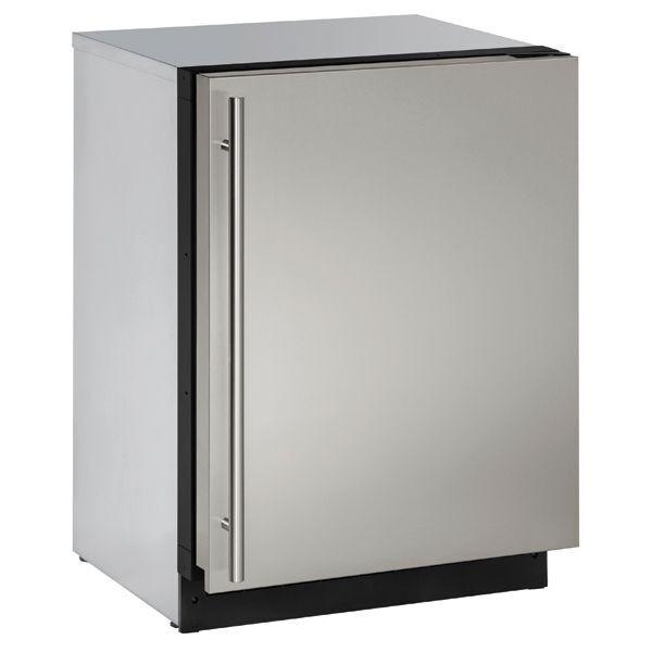 U-Line U2224RS00B 2224r 24" Refrigerator With Stainless Solid Finish and Field Reversible Door Swing (115 V/60 Hz)