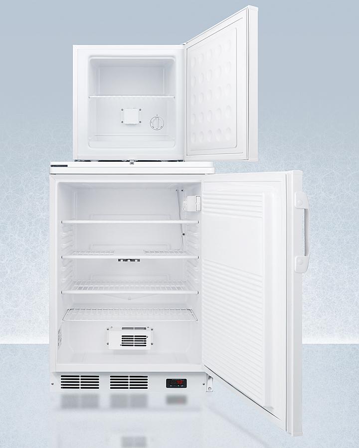 Summit FF7LWFS24LSTACKPRO 24" Wide All-refrigerator/all-freezer Combination