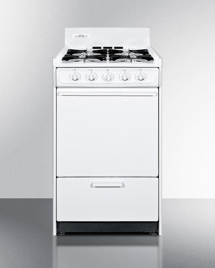 Summit WNM1107 20" Wide Gas Range