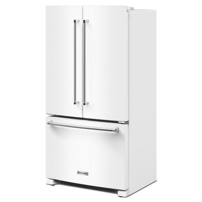 Kitchenaid KRFC136RWH 20 cu. ft. 36-Inch Width Counter-Depth French Door Refrigerator with Interior Dispense