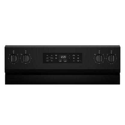 Whirlpool WFES4530SB 30-inch Electric Range with Air Cooking Technology and Steam Clean