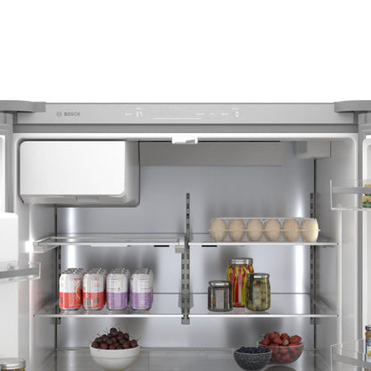 Bosch B36FD50SNS 500 Series French Door Bottom Mount Refrigerator 36" Stainless steel (with anti-fingerprint), Total No Frost