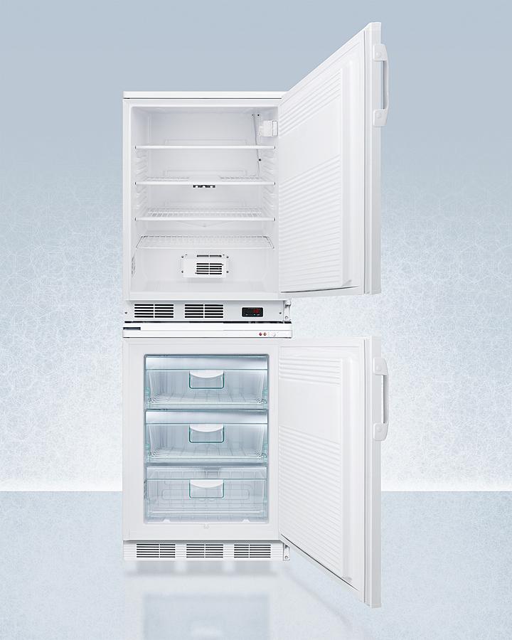 Summit FF7LWVT65MLSTACKPRO 24" Wide All-refrigerator/all-freezer Combination