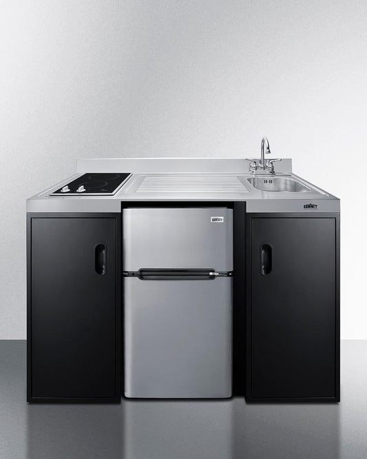Summit CK55ADASINKR 54" Wide All-in-one Kitchenette, ADA Counter Height