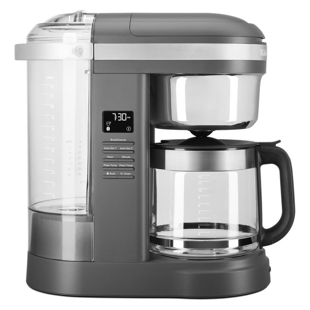 Kitchenaid KCM1209DG 12 Cup Drip Coffee Maker with Spiral Showerhead and Programmable Warming Plate