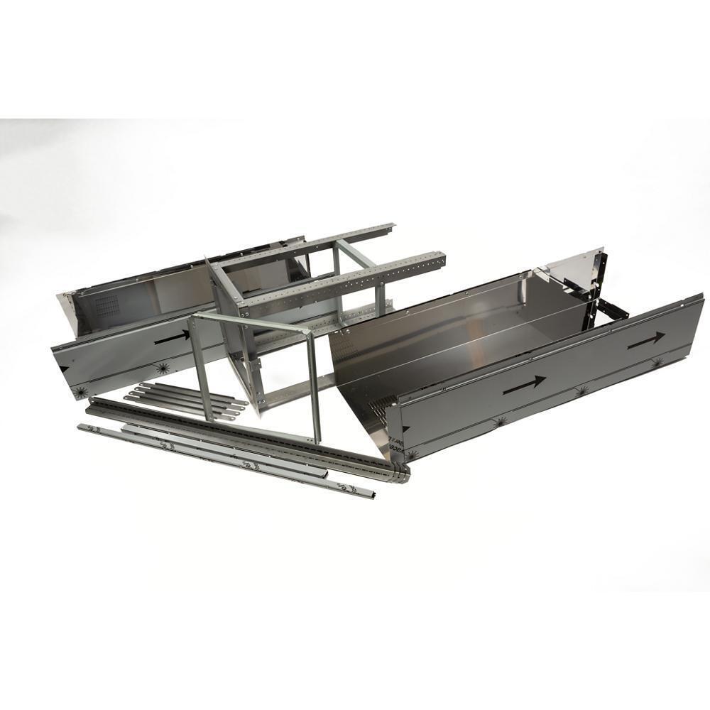Kitchenaid W11522788 36" Range Hood Chimney Extension Kit, Stainless Steel, compatible model JVI0636LS, for ceilings between 8-7/8' to 10-1/2'