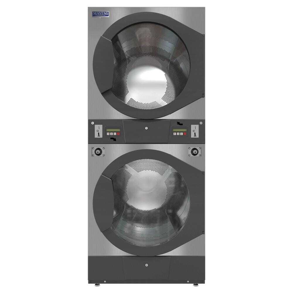 MLG46PDAWS Maytag Advantage Multi-Load Stack Dryer - 45lb Vended
