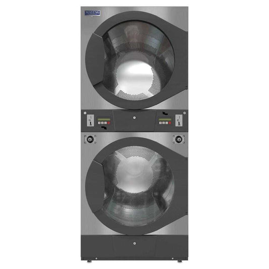 MLG46PDAWS Maytag Advantage Multi-Load Stack Dryer - 45lb Vended