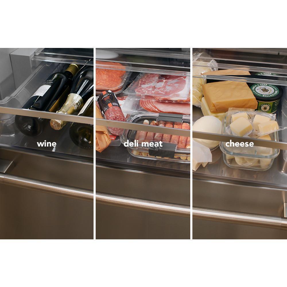 Kitchenaid KRFC536SJP Counter-Depth French Door Refrigerator with Intelligent Auto Fill