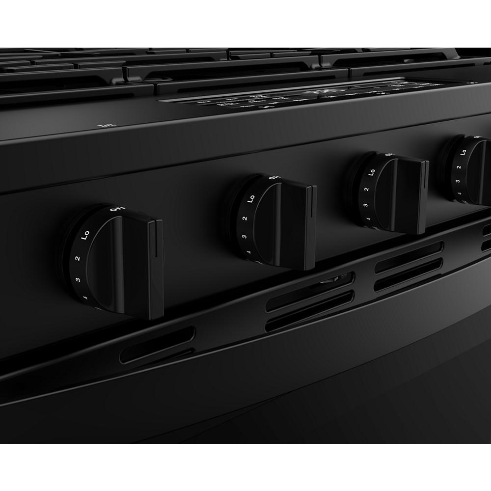 Whirlpool WSGS5030SB 30-inch Gas Smart Range with Air Cooking Technology