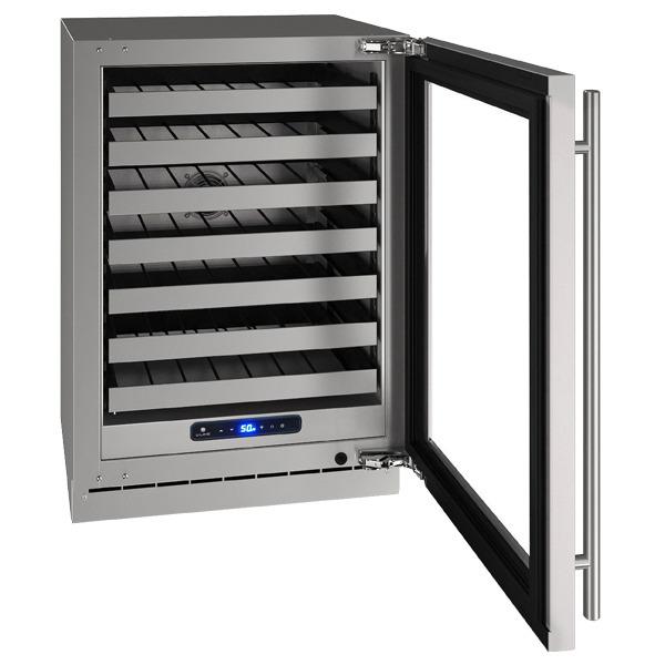 U-Line UHWC524SG01A Hwc524 24" Wine Refrigerator With Stainless Frame Finish and Field Reversible Door Swing (115 V/60 Hz)