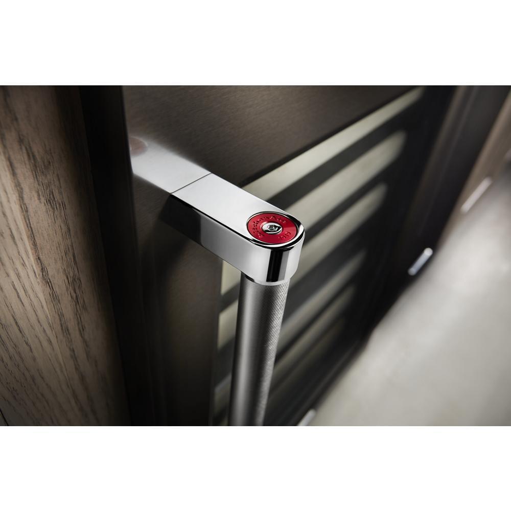 Kitchenaid W10846207 Refrigerator Handle Medallion (Set of 2) with Wrenches (1-INCHES 1- METRIC) for KAD Models - Red