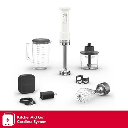 KHBRV05PL KitchenAid Go® Cordless Hand Blender with Accessories - battery sold separately