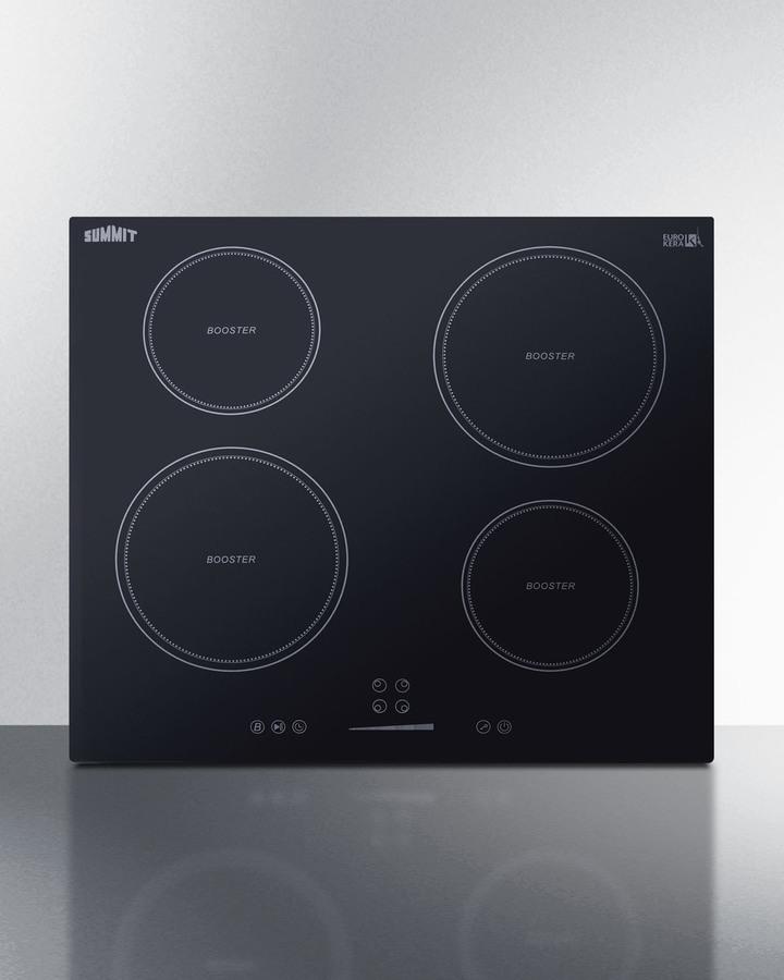 Summit 24" Wide 208-240v 4-zone Induction Cooktop