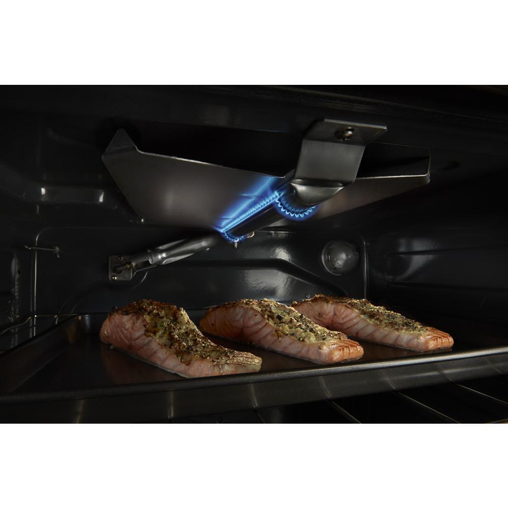 Maytag 4396923 Premium Range Porcelain Broiler Pan and Roasting Rack - Grey (Includes Pan and Grid)