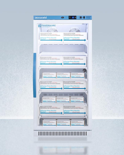 Summit ARG8PV456 8 CU.FT. Upright Vaccine Refrigerator, Certified To Nsf/ansi 456 Vaccine Storage Standard