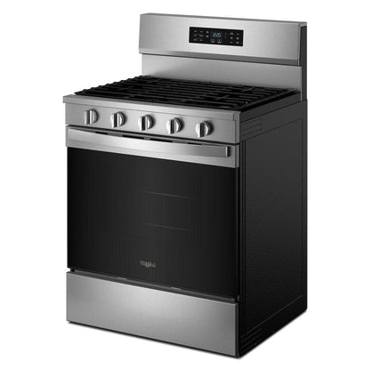 Whirlpool WFGS5730SZ 30-inch Gas Range with Air Cooking Technology and EZ-2-Lift™ Hinged Grates