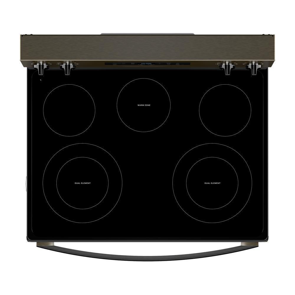 Whirlpool WFES4530SV 30-inch Electric Range with Air Cooking Technology and Steam Clean