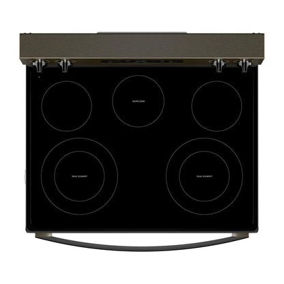 Whirlpool WFES4530SV 30-inch Electric Range with Air Cooking Technology and Steam Clean