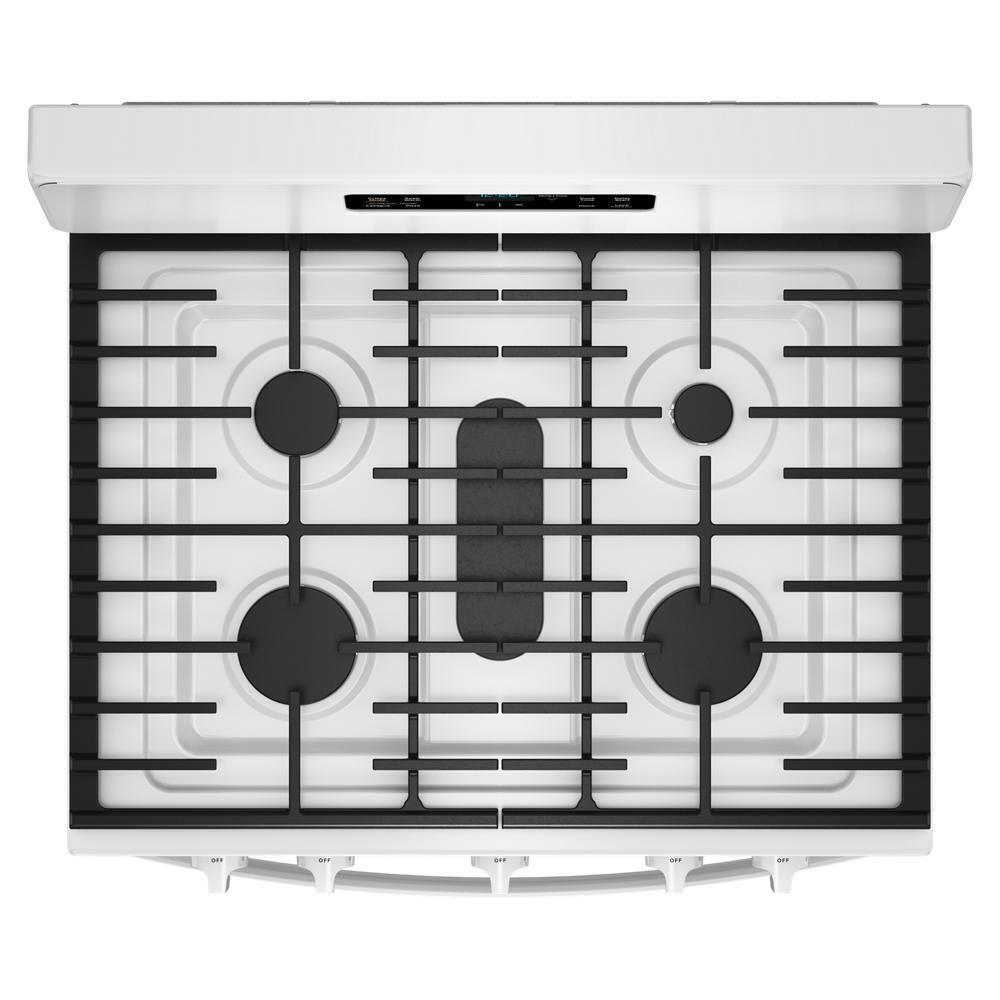 Whirlpool WFGS3330RW 30-inch Gas Range with Crispy Mode and Griddle Zone