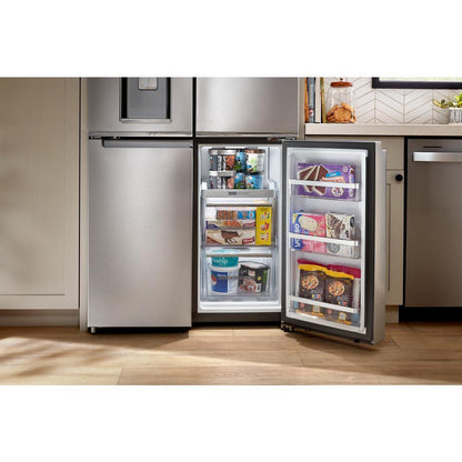 Whirlpool WRQC7836RZ 36-Inch Counter Depth 4 Door Refrigerator with Ice Maker in Door