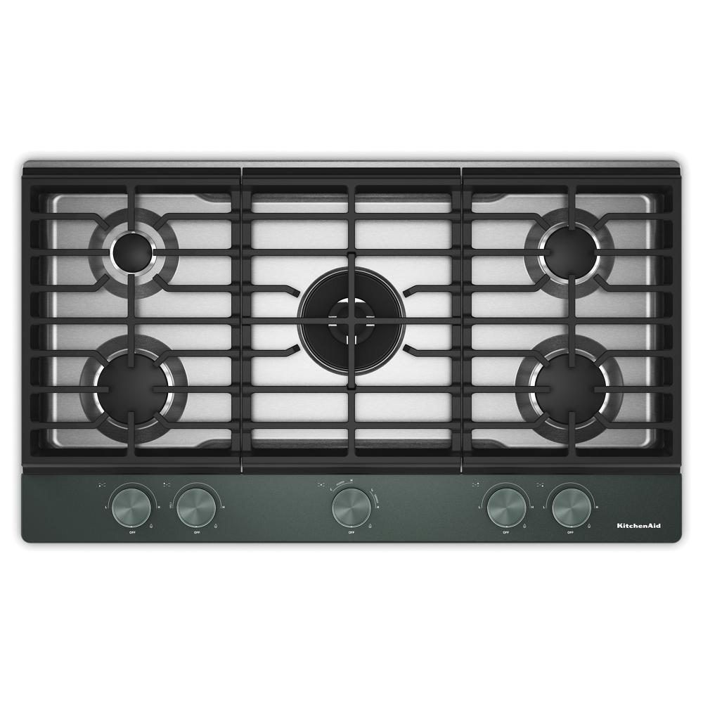 KCGK736SJP KitchenAid® 36 in. Gas Cooktop with 5 Burners and Integrated Wok Grate