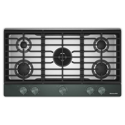 KCGK736SJP KitchenAid® 36 in. Gas Cooktop with 5 Burners and Integrated Wok Grate
