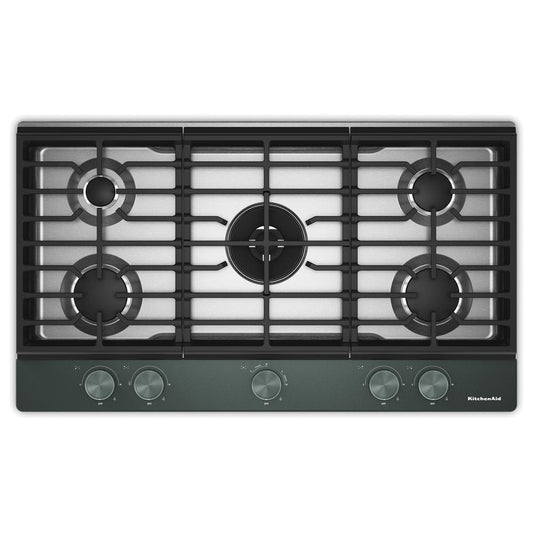 KCGK736SJP KitchenAid® 36 in. Gas Cooktop with 5 Burners and Integrated Wok Grate