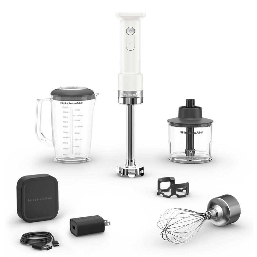 KHBRV75PL KitchenAid Go® Cordless Hand Blender with Accessories - battery included