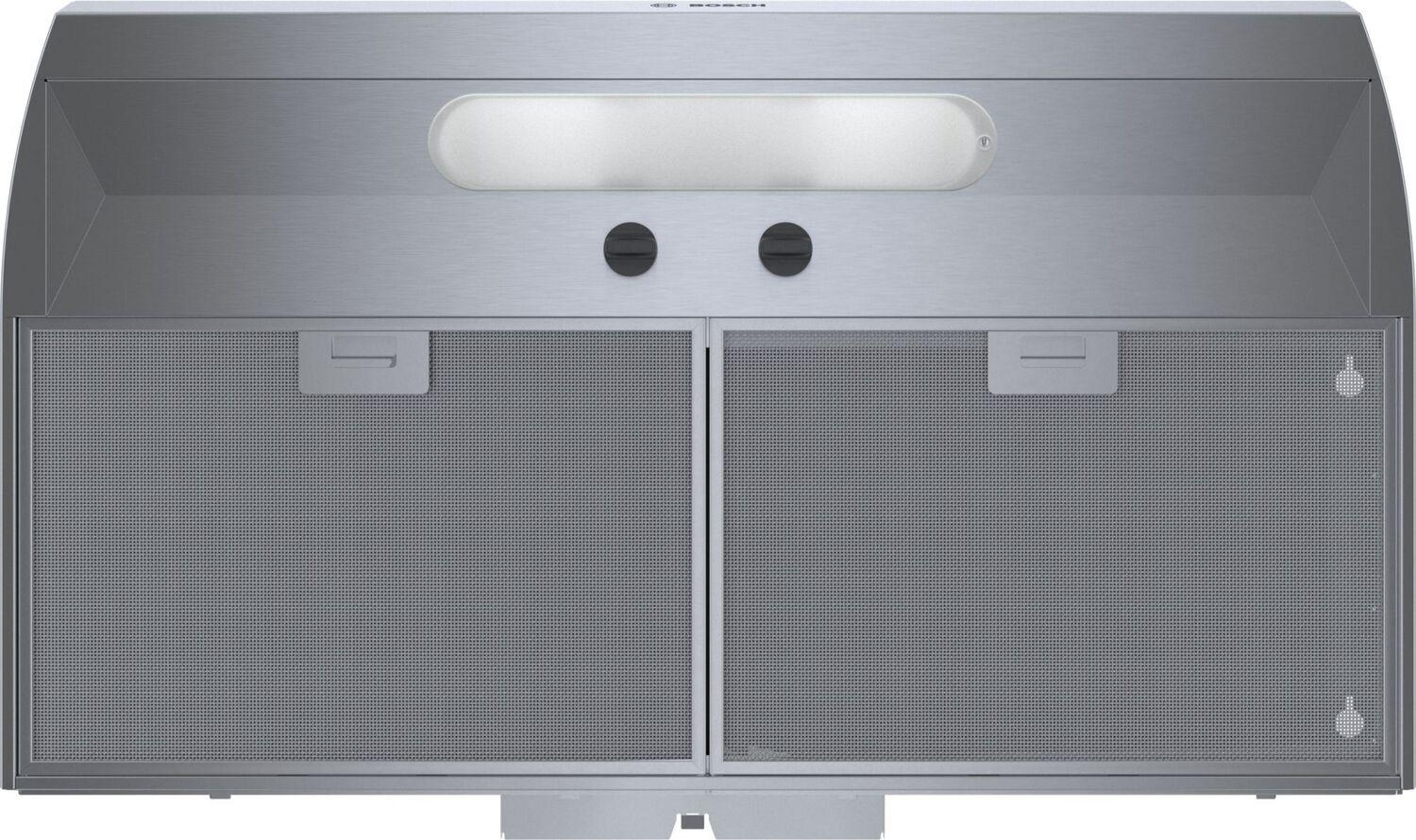 Bosch DUH36152UC 300 Series, 36" Under-cabinet Hood, 280 CFM, Incandescent lights, Stnls