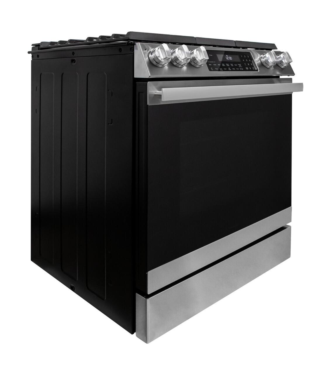 Sharp SSG3065JS 30 in. Gas Convection Slide-In Range with Air Fry