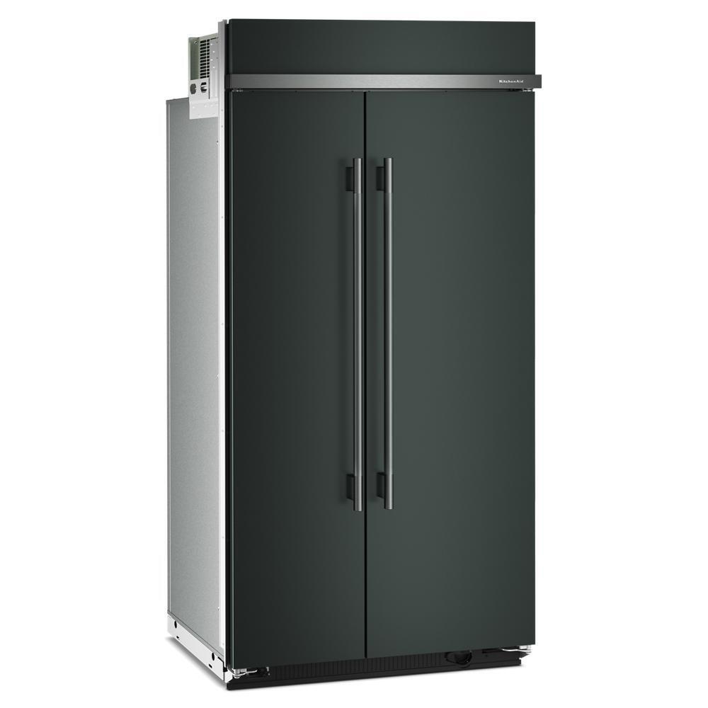 Kitchenaid KBSN742SJP 25.5 Cu. Ft. 42" Built-In Side-by-Side Refrigerator with Platinum Interior