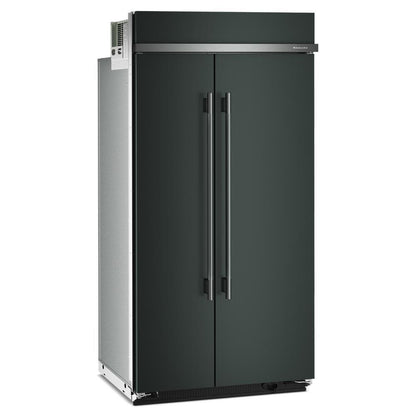 Kitchenaid KBSN742SJP 25.5 Cu. Ft. 42" Built-In Side-by-Side Refrigerator with Platinum Interior