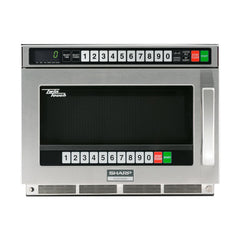 RCD1800M Sharp TwinTouch 1800 Watt Commercial Microwave Oven with Dual TouchPads