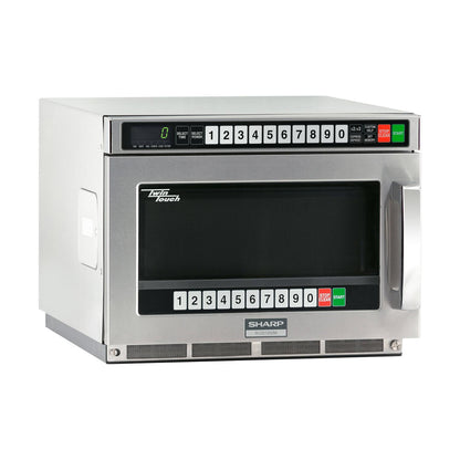 RCD1200M Sharp TwinTouch 1200 Watt Commercial Microwave Oven with Dual TouchPads