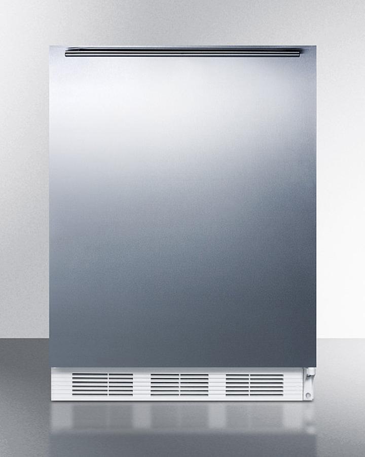 Summit CT661WSSHH 24" Wide Refrigerator-freezer