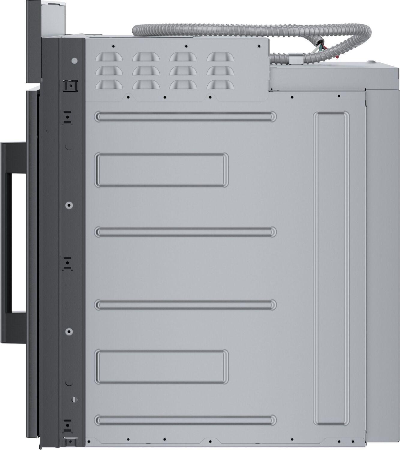 Bosch HBL8444LUC 800 Series Single Wall Oven 30" Left SideOpening Door, Black Stainless Steel