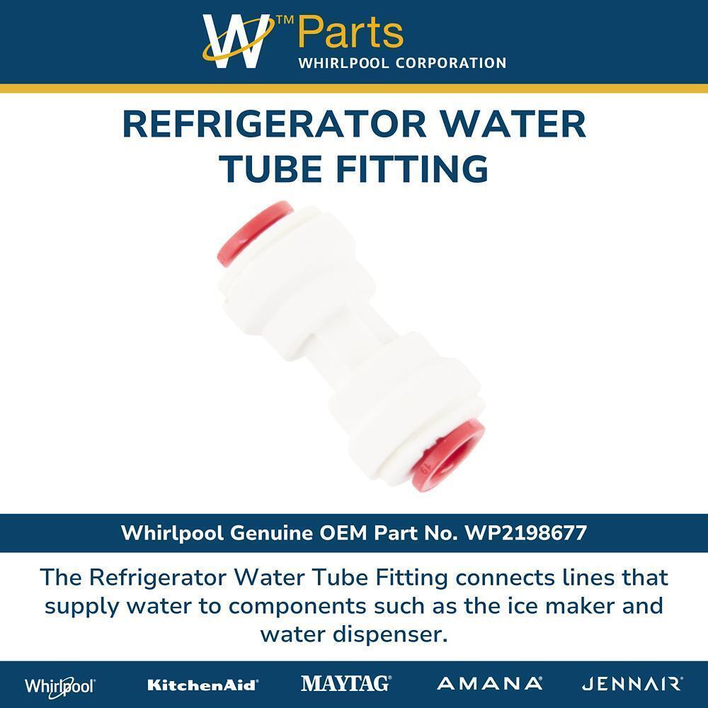Kitchenaid WP2198677 Whirlpool WP2198677 Genuine OEM Refrigerator Water 1/4 IN PEX Tube Fitting