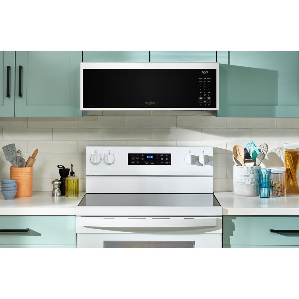 Whirlpool WMML5530RW 1.1 cu. ft. Smart Low Profile Microwave Hood Combination with 450 CRM 4-Speed Venting