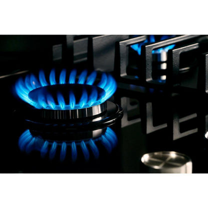 Kitchenaid KCGG530PBL 30" Gas-on-Glass Cooktop