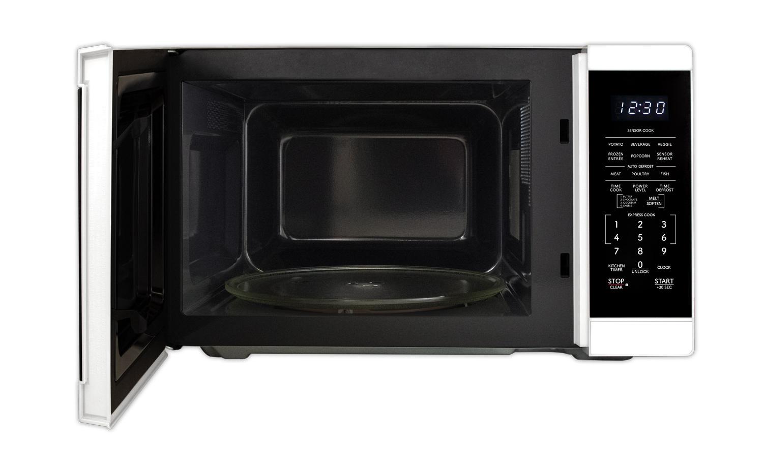 SMC1461KW Sharp 1.4 cu. ft. 1100W White Countertop Microwave Oven