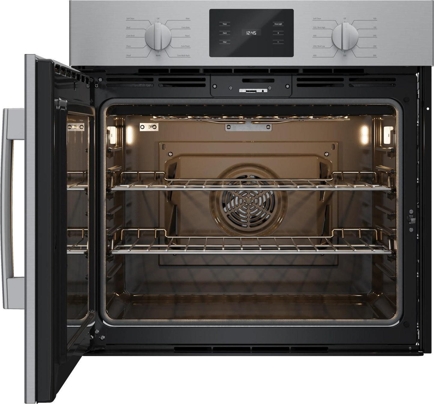 Bosch HBL5455LUC 500 Series, Built-in oven, 30'', Door Hinge: left, Stainless steel