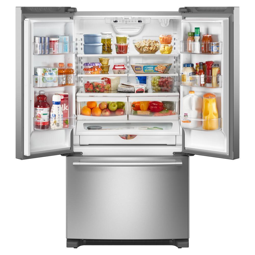 MRFF4136RZ Maytag® 36 Inch Wide French Door Bottom Mount Refrigerator with Max Cool Setting - 25 Cu. Ft.