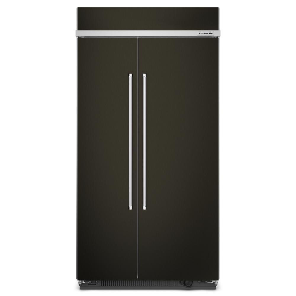 Kitchenaid KBSN702MBS 25.5 Cu Ft. 42" Built-In Side-by-Side Refrigerator with PrintShield™ Finish