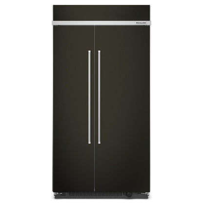 Kitchenaid KBSN702MBS 25.5 Cu Ft. 42" Built-In Side-by-Side Refrigerator with PrintShield™ Finish