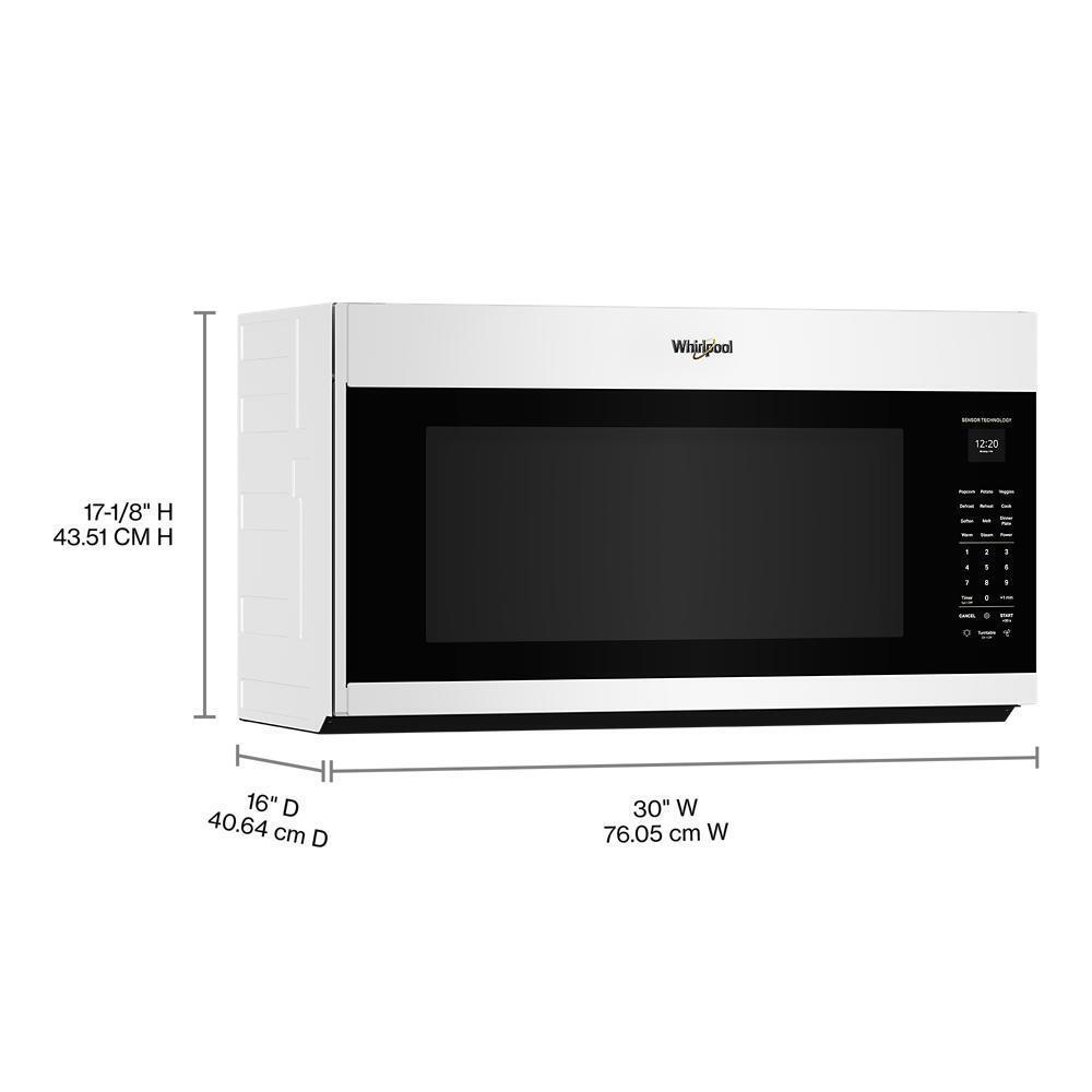 Whirlpool WMMS5630TW 2.1 cu. ft. Microwave Hood with 4-Speed Venting