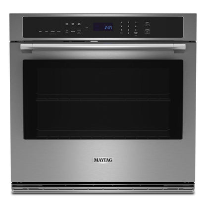 Maytag MOES6030LZ 30-inch Single Wall Oven with Air Fry and Basket - 5.0 cu. ft.