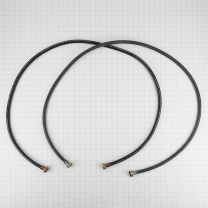 Kitchenaid W11085908 6' Black braided washer fill hoses - 2 pack